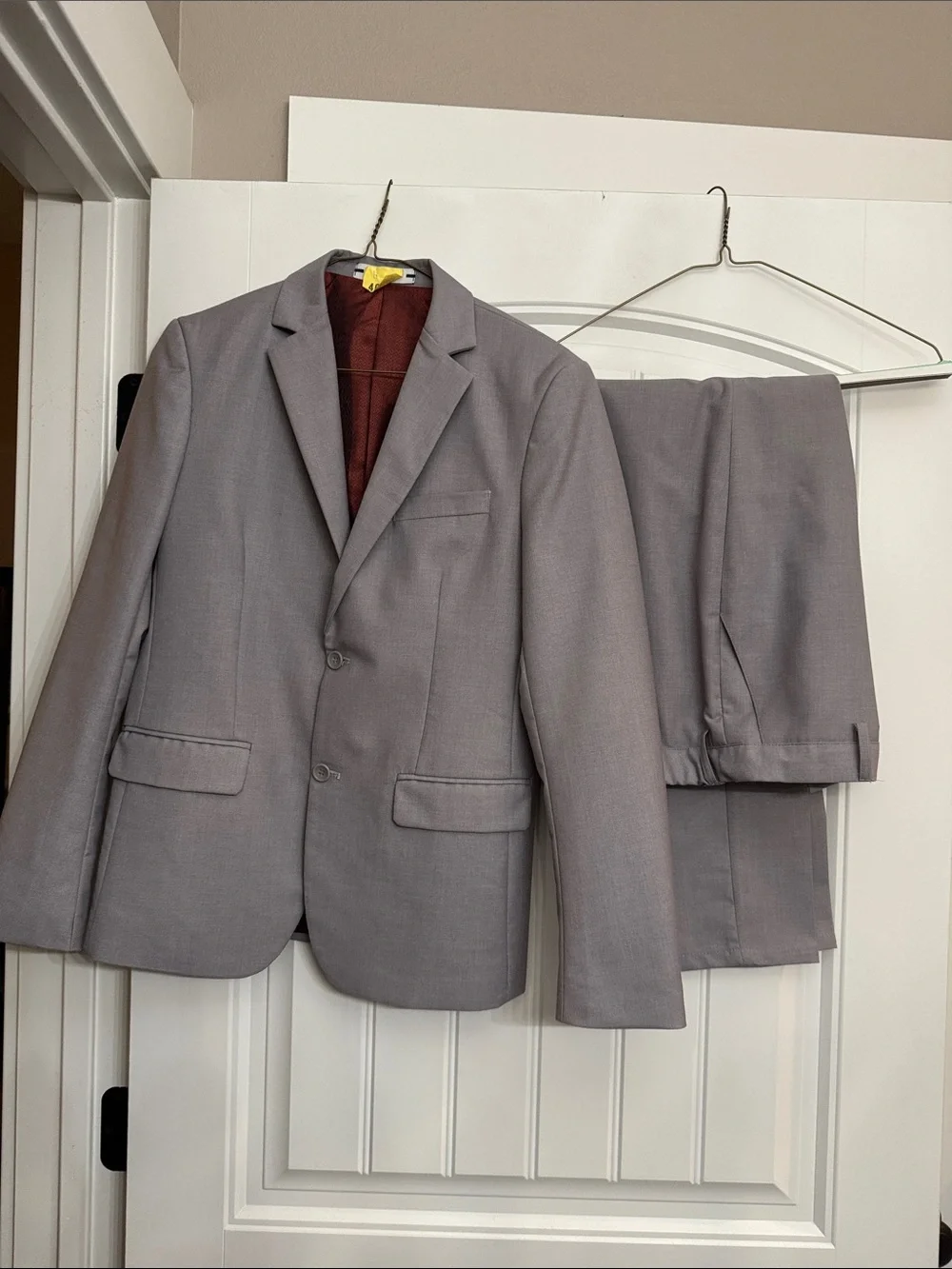 Boys grey suit jacket & pants